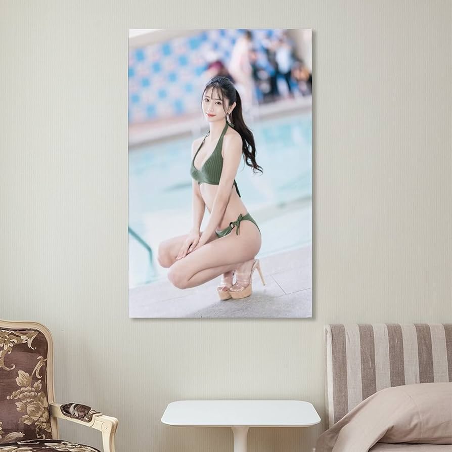 斎藤恭代　タペストリー　布ポスター　160cm×50cm Amazon.co.jp: ポスター斎藤恭代下着 セクシー 水着